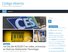 Tablet Screenshot of codigoabierto.com.ve